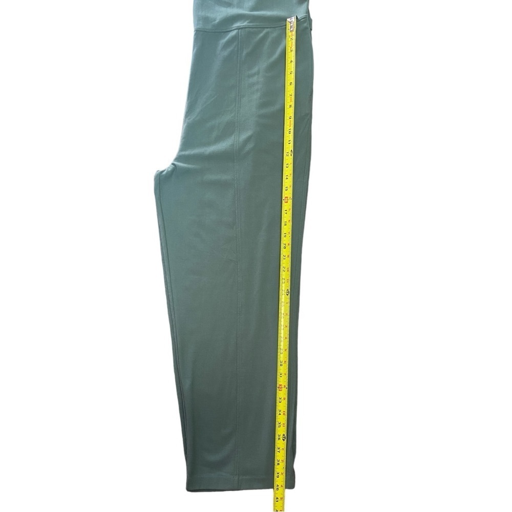 Billy Reid Long Sleeve V-Neck Jumpsuit in Forest Green - Picture 13 of 14